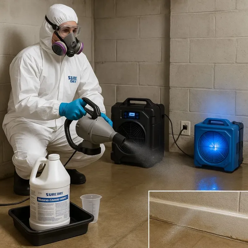Sanitization and Odor Removal process in Old Westbury, NY